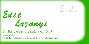 edit lazanyi business card